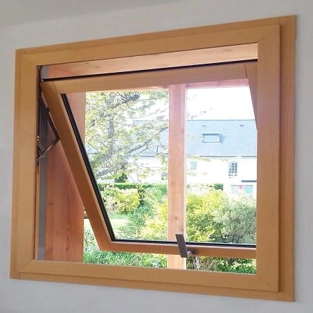 Fenêtre mixte BOIS/ALU 1 vantail à l'Italienne avec pose