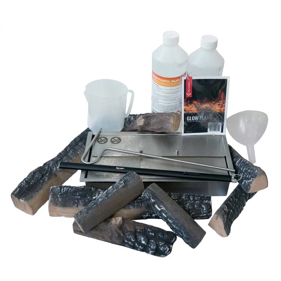 Kit de bricolage pour cheminée bioéthanol