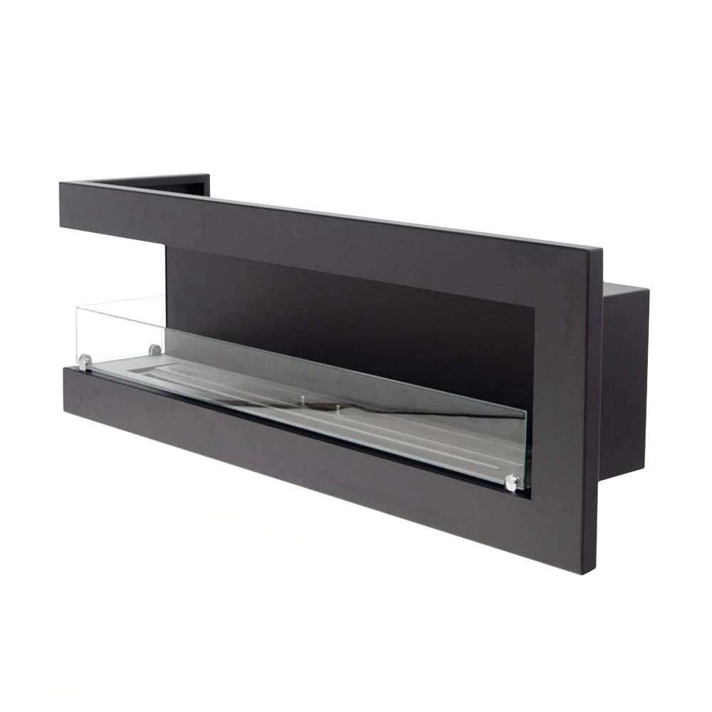 Cheminée d'angle 115 cm - Gauche