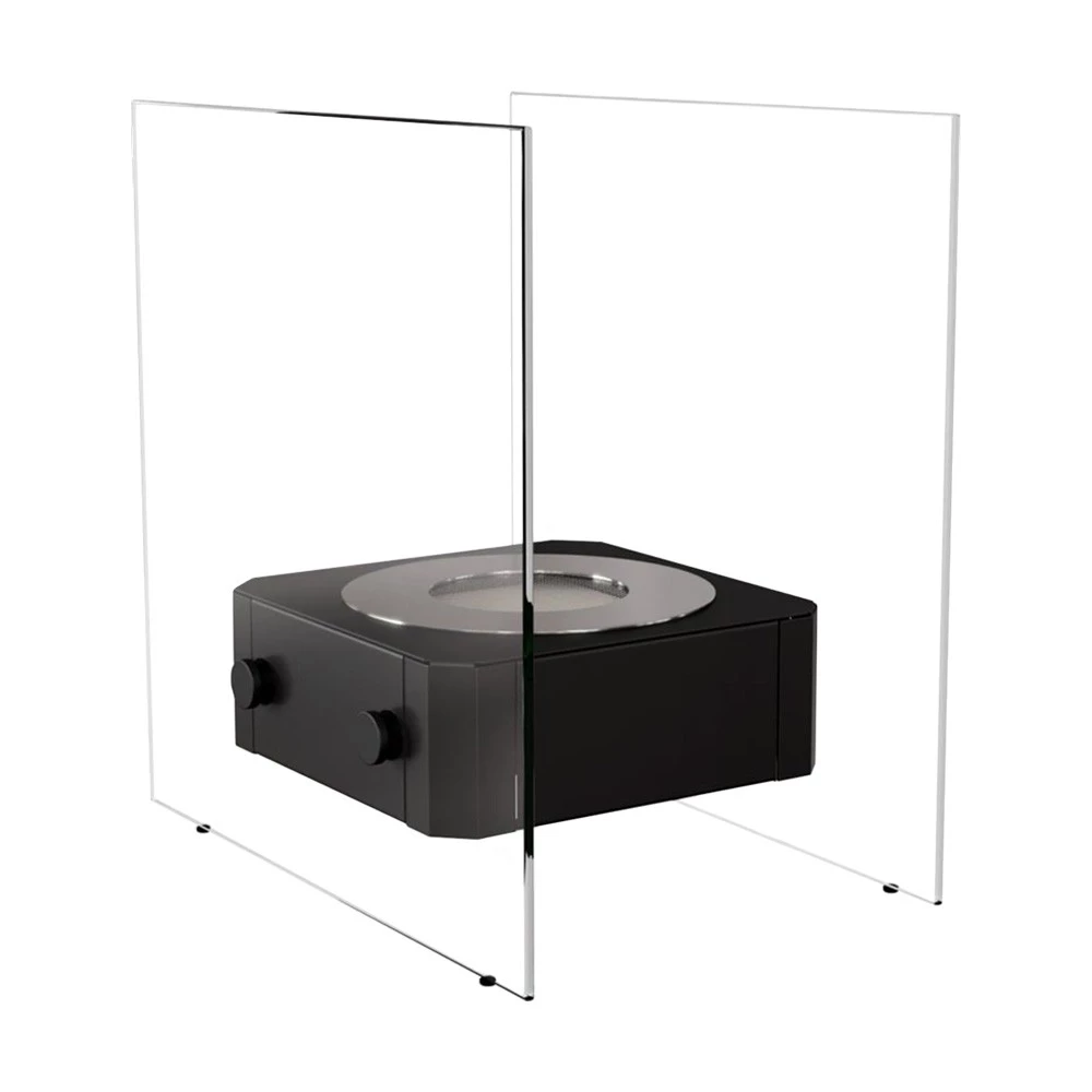 Cheminée de table noire au bioéthanol