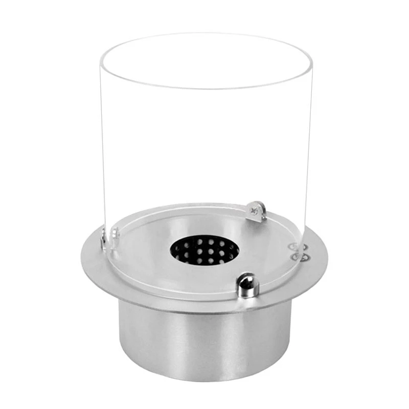 Cheminée intégrée - rond