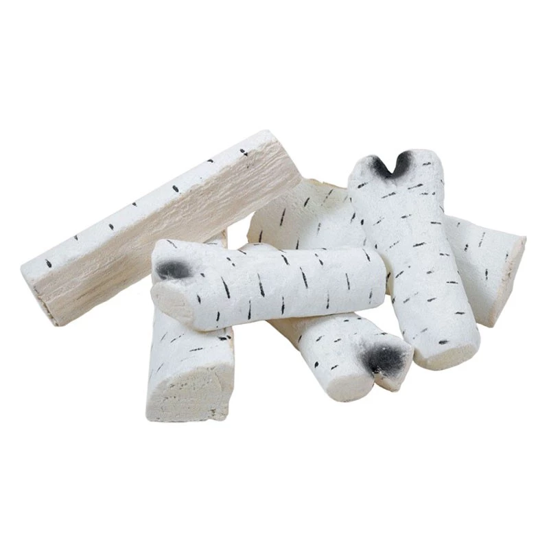 Bois de Bouleau en Céramique 6 pièces