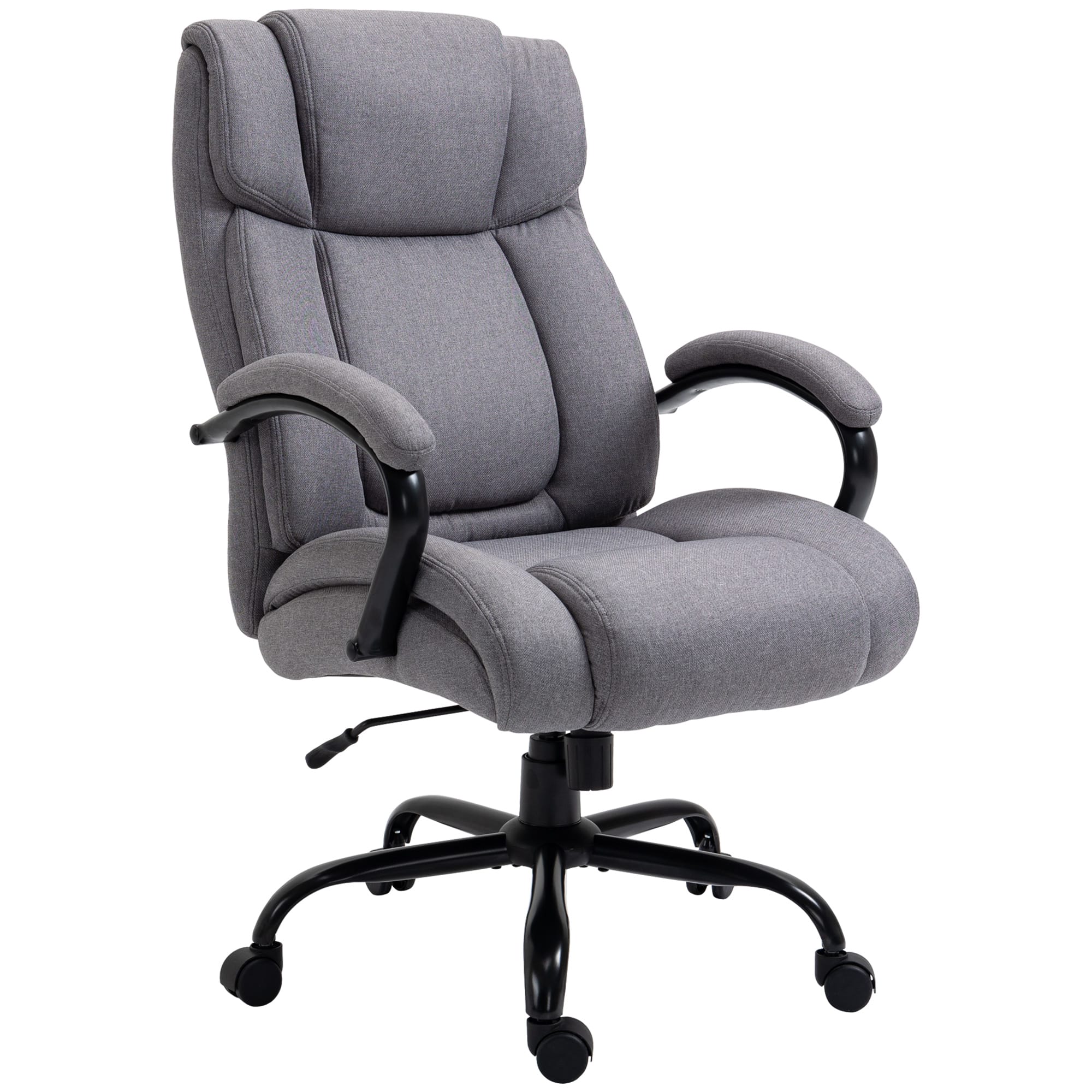Vinsetto Chaise de Bureau Fauteuil de Bureau Chaise de Jeu Chaise Pivotante Fonction Basculement Rembourrage Épais Ergonomique avec Accoudoirs Ajustables Capacité de Charge 220 kg Gris clair 72 Vinsetto Chaise de Bureau Fauteuil de Bureau Chaise de Jeu Chaise Pivotante Fonction Basculement Rembourrage Épais Ergonomique avec Accoudoirs Ajustables Capacité de Charge 220 kg Gris clair 72