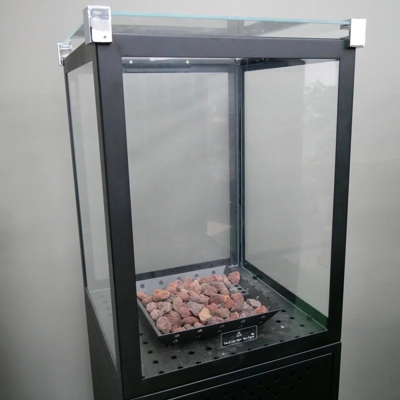 Vitre pour cheminée de terasse Muztag Marbella