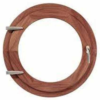 Oeil de Boeuf BOIS ouvrant à la Française (sur mesure)