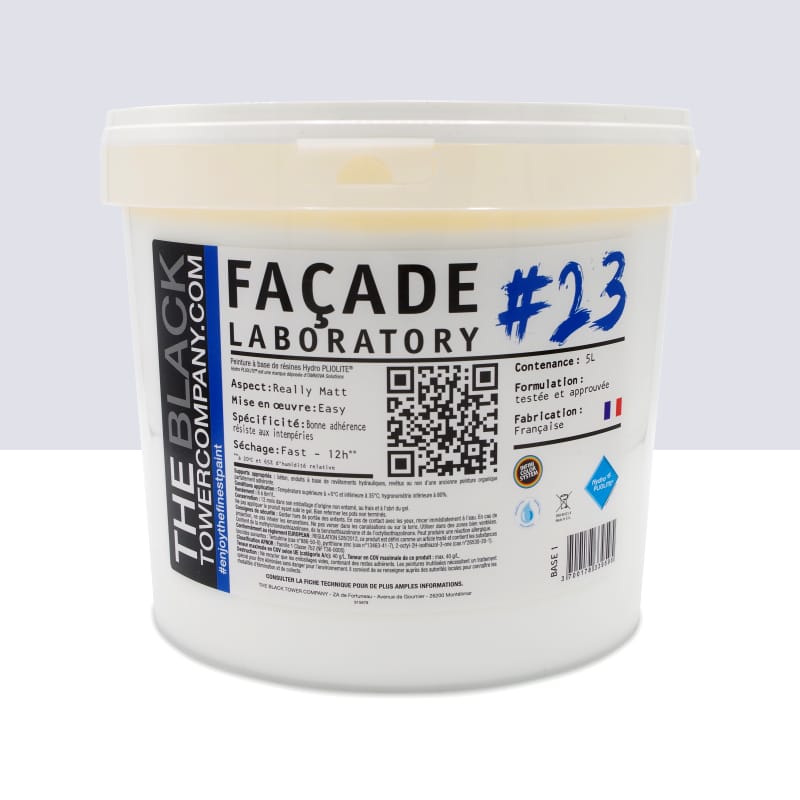FACADE LABORATORY #23 - Peinture HYDRO Pliolite Mauve mésa 5L