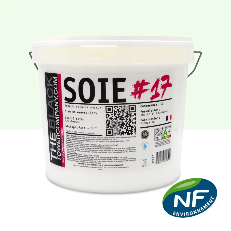 SOIE #17 - Peinture finition acrylique velours Vert lap 5L