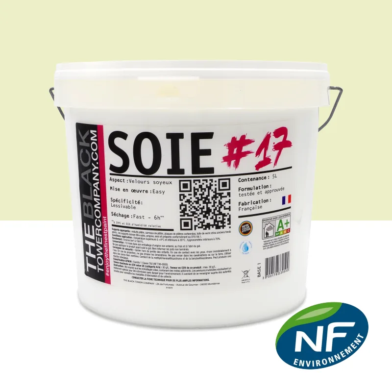 SOIE #17 - Peinture finition acrylique velours Vert solstice 5L