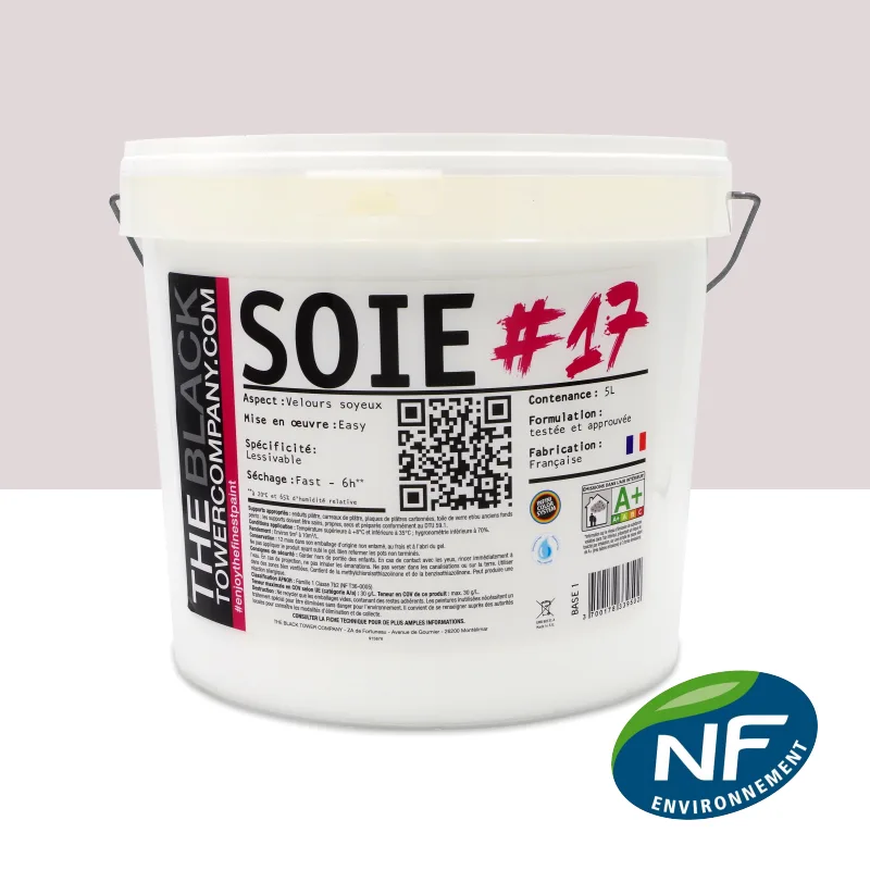 SOIE #17 - Peinture finition acrylique velours Violet ombragé 5L