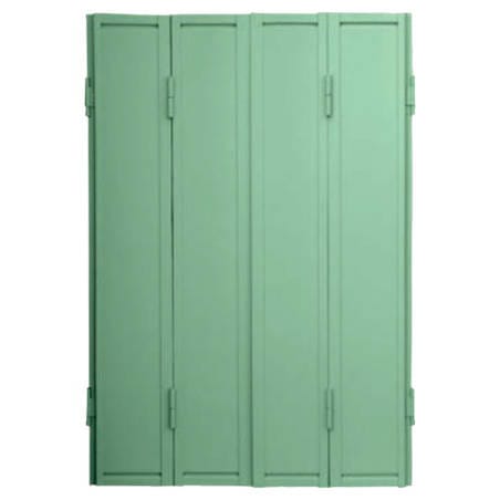 Persiennes Metalliques 4 vantaux repliables (2x2 vtx) avec pose