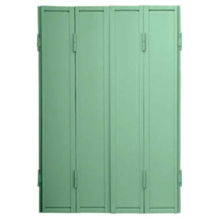 Persiennes Metalliques 6 vantaux repliables (2x3 vtx) avec pose