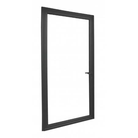 Porte fenêtre ALU ouvrant tradi 1 vantail ouverture à la française avec pose