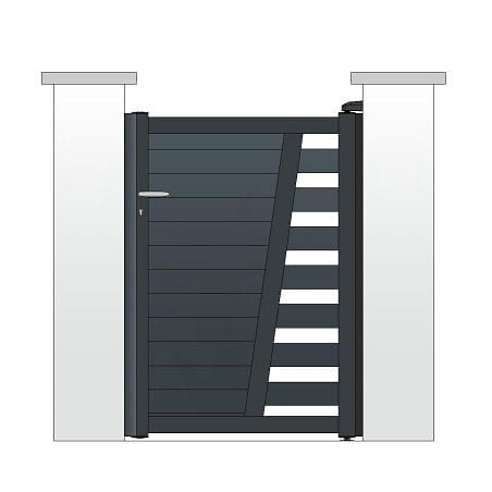 Portillon ALU modèle MURCIA 5