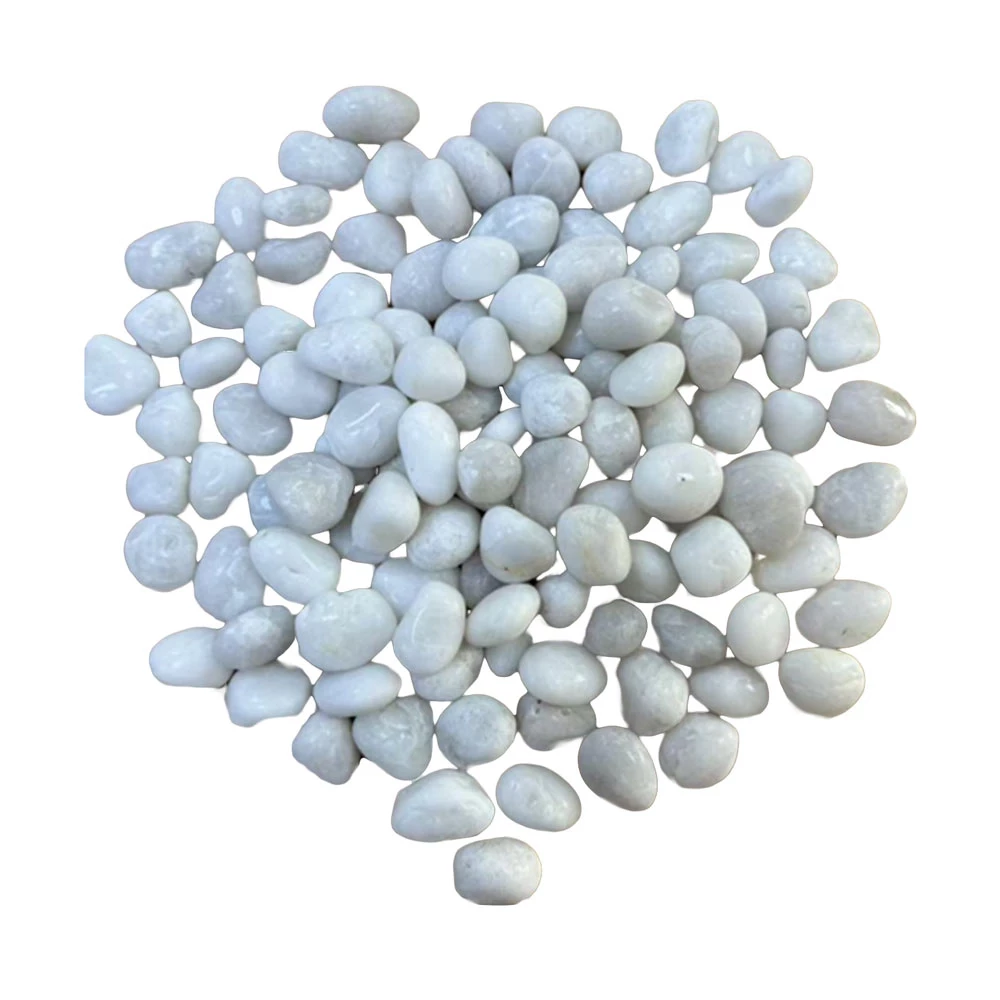 Pierres décoratives blanches - 5 kg