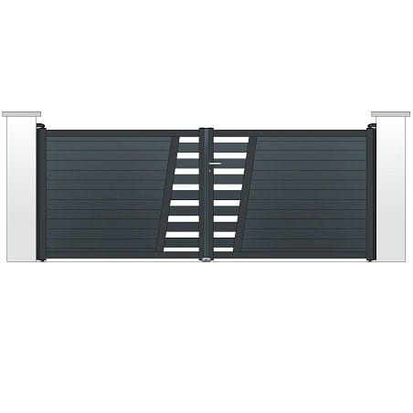 Portail ALU battant modèle MURCIA 4