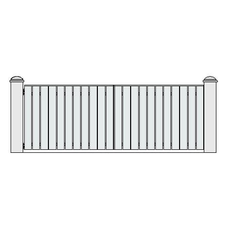Portail PVC Coulissant modèle VENISE