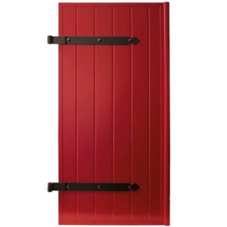 Volet battant ALU Lames Verticales 27 mm 4 vantaux avec pose