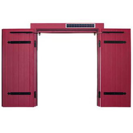 Volet battant Solaire ALU 2 vantaux avec pose