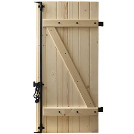 Volet battant BOIS Sapin du nord Lames Verticales 27 mm 2 vantaux