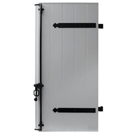 Volet battant PVC Lames Verticales 28 mm 3 vantaux
