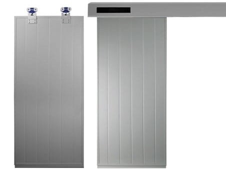 Volet coulissant Solaire ALU Lames 27 mm 2 vantaux avec pose