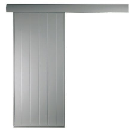 Volet coulissant ALU Lames 27 mm 2 vantaux avec pose