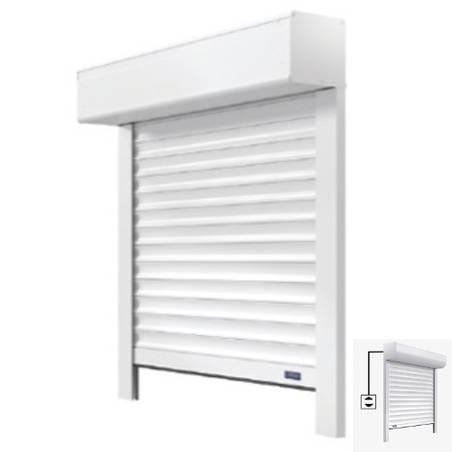 Volet Roulant Spécial ITE (avec coffre) Lames ALU 39 mm Motorisation filaire avec interrupteur avec pose
