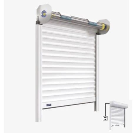 Volet Roulant traditionnel Lames ALU 55 mm Motorisation filaire avec interrupteur
