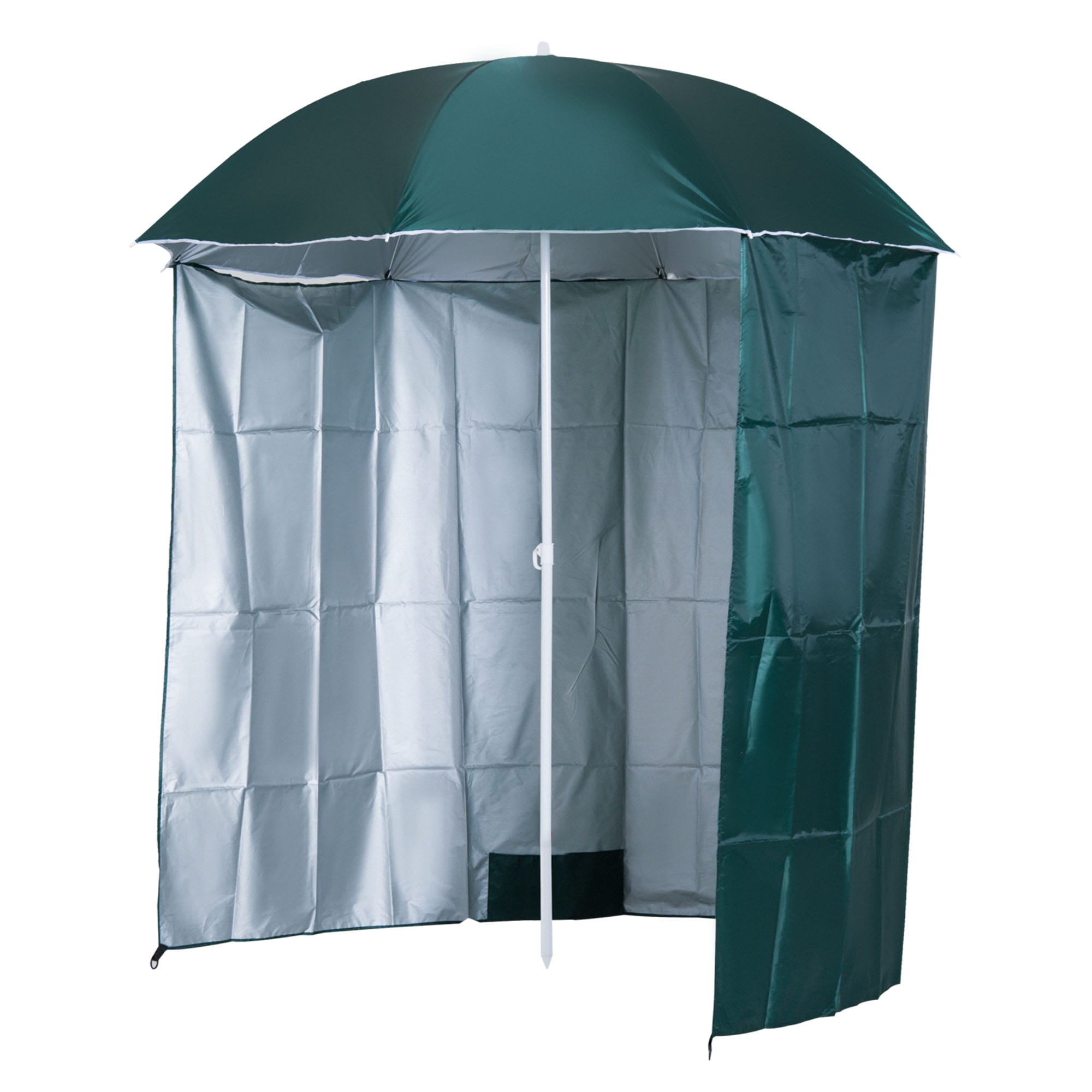 Outsunny Parasol Abri Solaire Protection UV 50 + 2 Sardines et 2 Sacs Lestage Ø 2